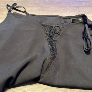 Torrid. Dressy black tank.